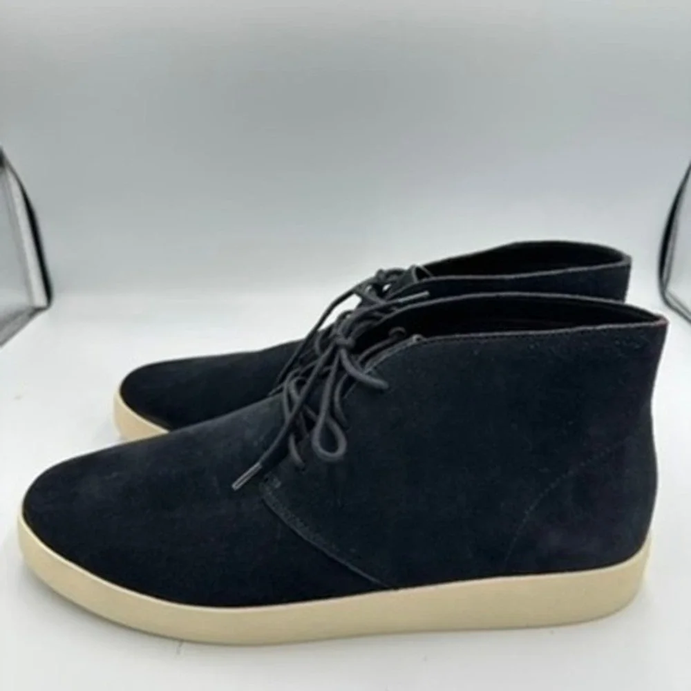 Everlane Size 12.5 Desert Boot Black Suede‎ Leather Chukka Casual Classic NIB